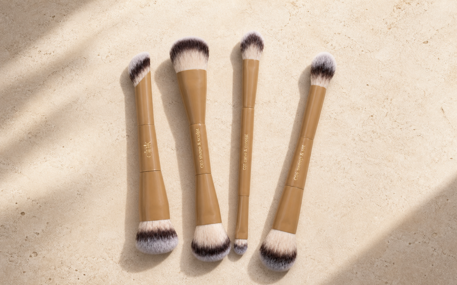 Meet the New cink Collection: Four Dual-Ended Makeup Brushes